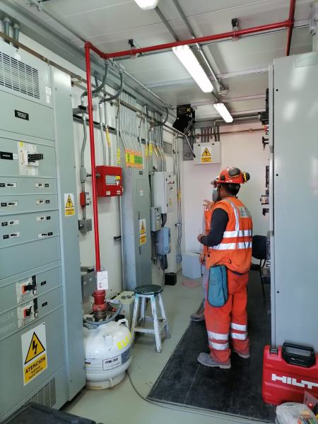 Kopermijn brandbeveiliging met AF-X Fireblocker